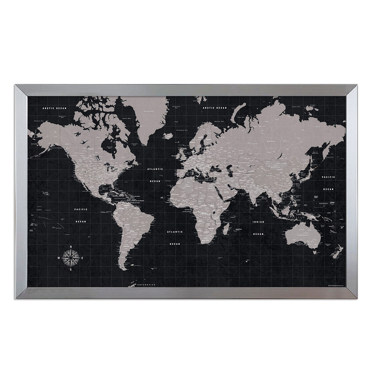 Urban Slate World Travel Map - image 5