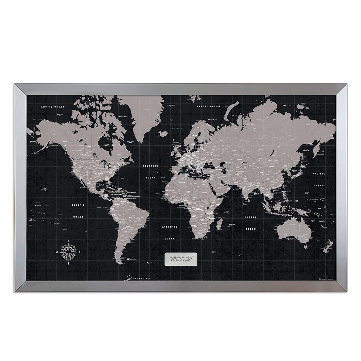 Urban Slate World Travel Map - image 7