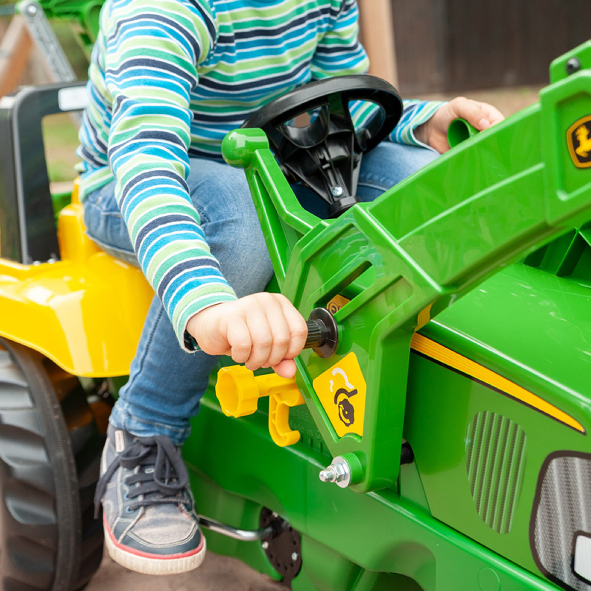 John Deere Pedal Loader With Backhoe - image 6