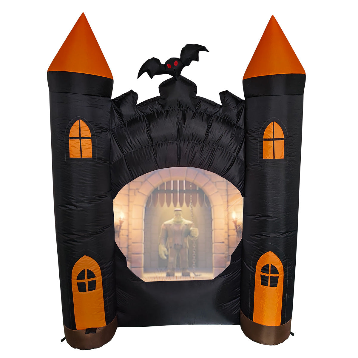 7' Animated Inflatable Haunted Castle - image 5