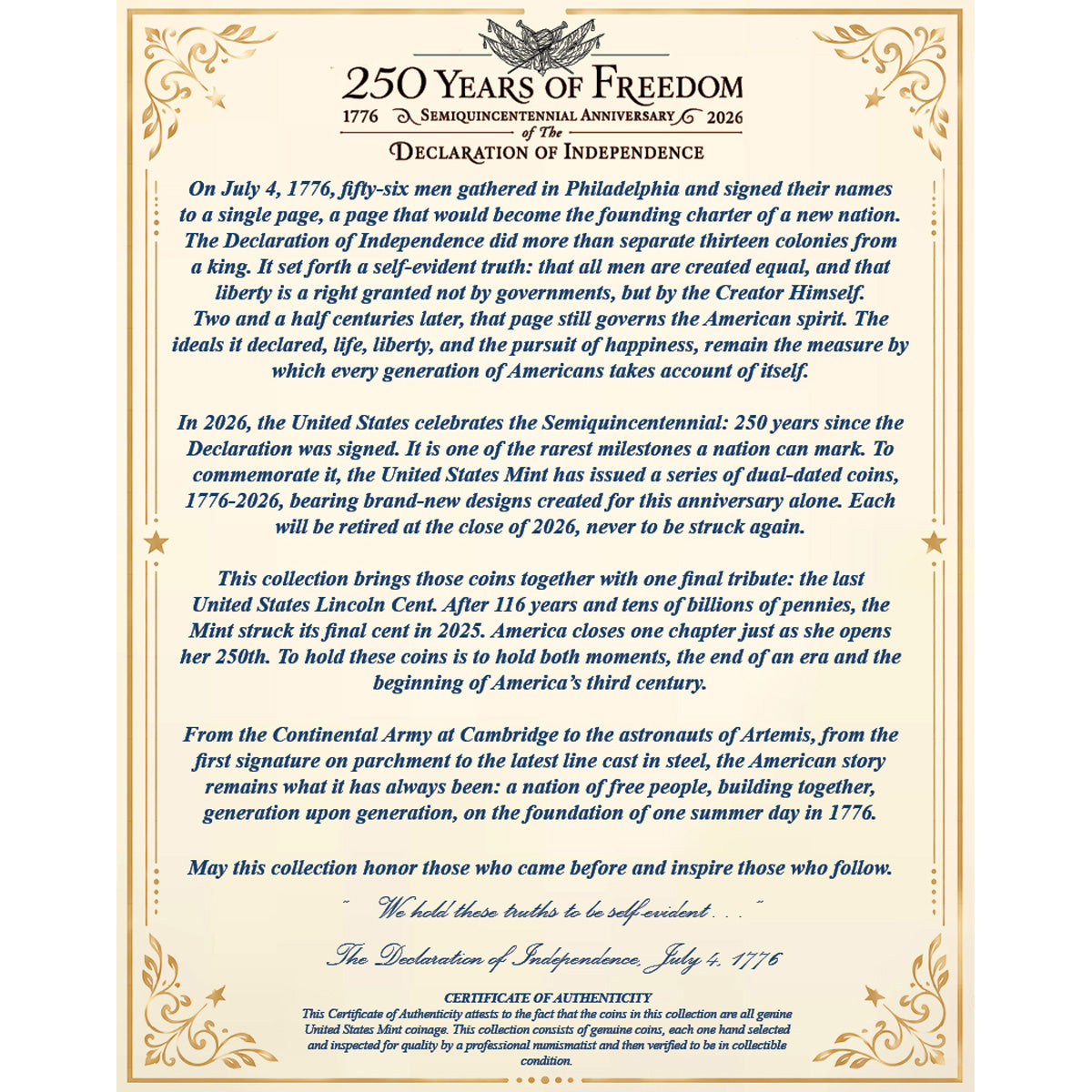 250th Anniversary Collectable Coin Set - image 3