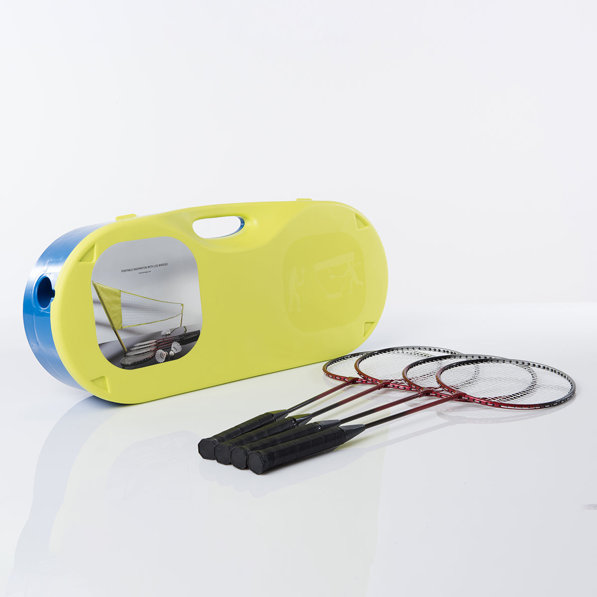 Portable Badminton with LED Birdies by Sharper Image - image 4