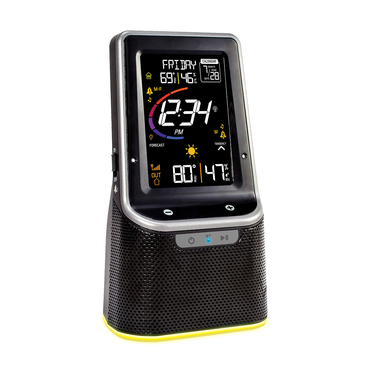 Wireless Color Weather Station with Bluetooth Speaker - image 5