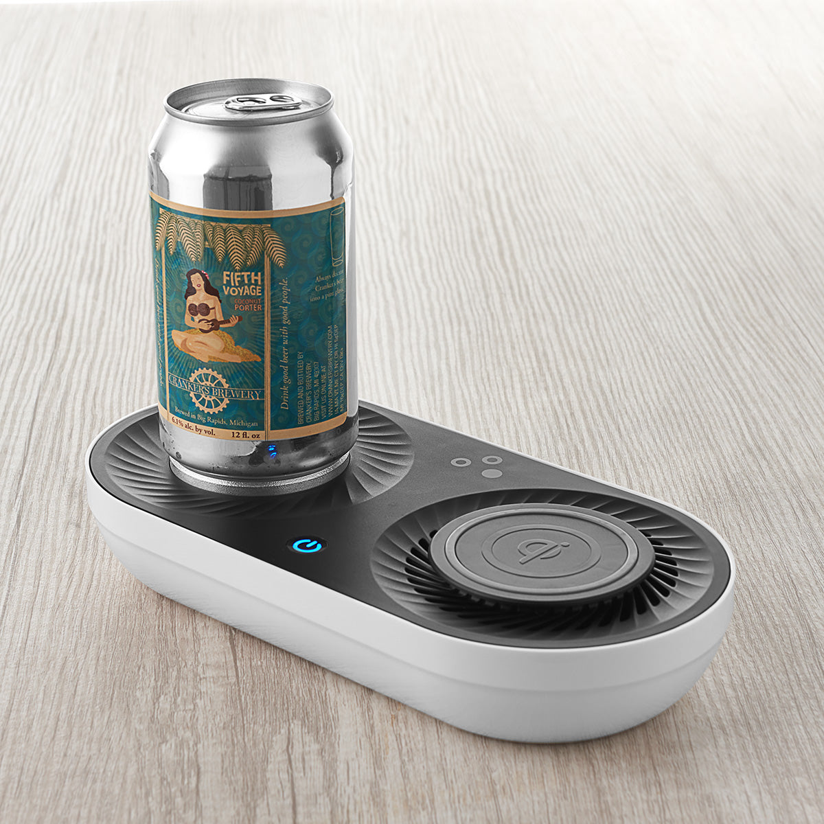 Heating/Cooling Beverage Base with Wireless Charging by Sharper Image - image 3