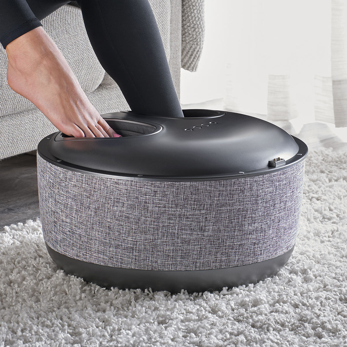 Foot Massaging Ottoman