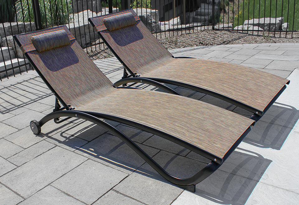 2-Piece Glendale Pool Lounger with Wheels - image 5