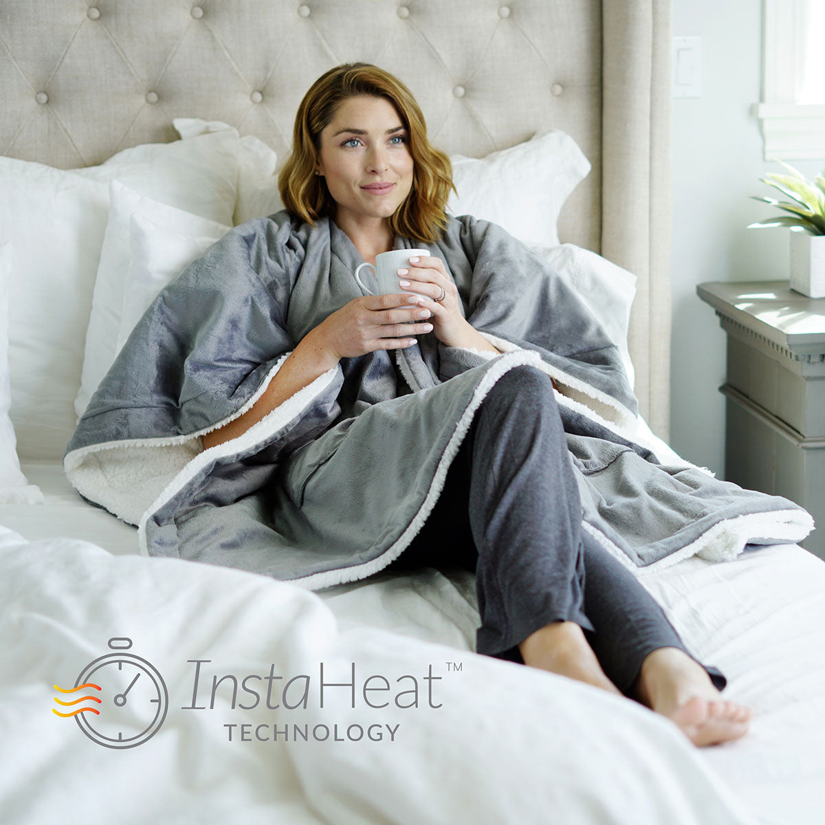 Plush Heated Shawl - image 2