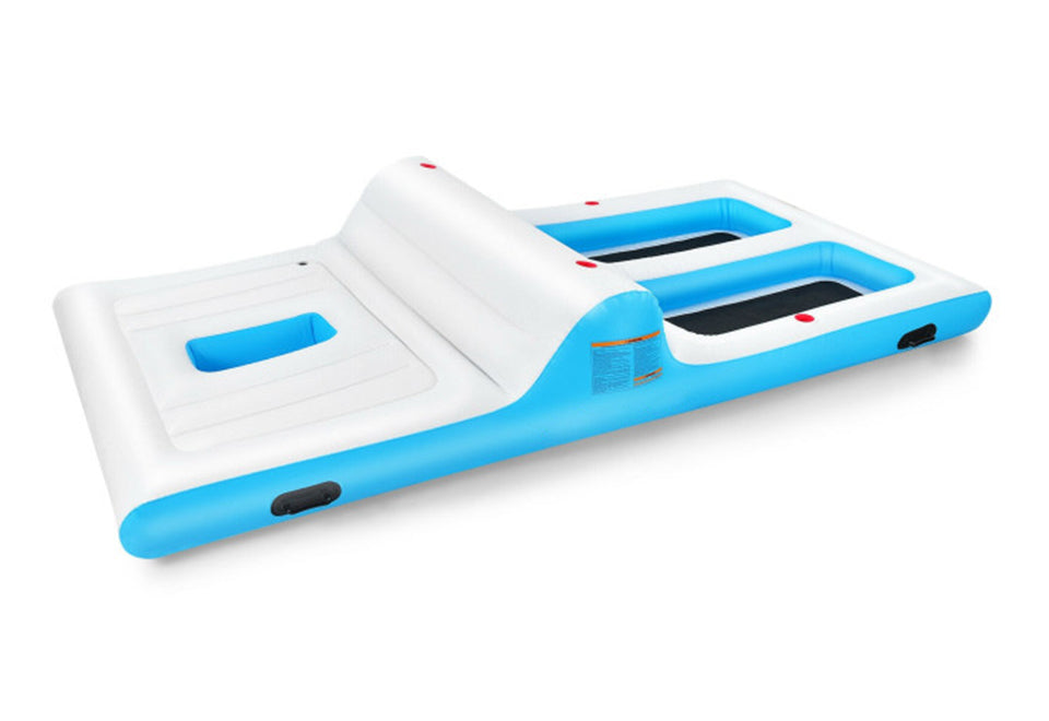 Floating 4 Person Inflatable Lounge Raft - image 2