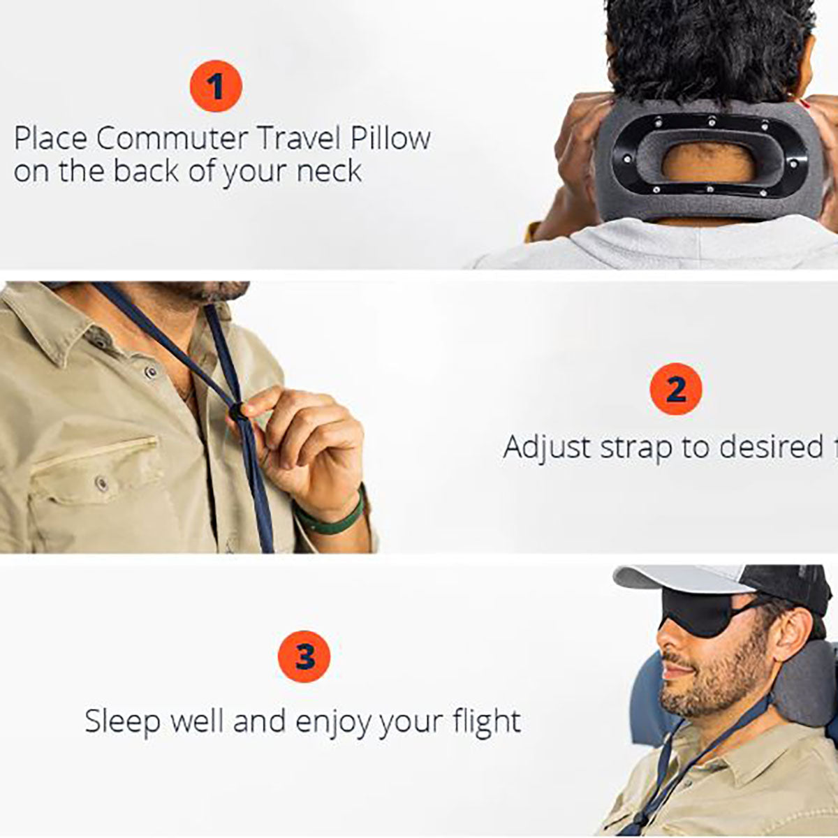 Neck Aligning Comfort Travel Pillow - image 4