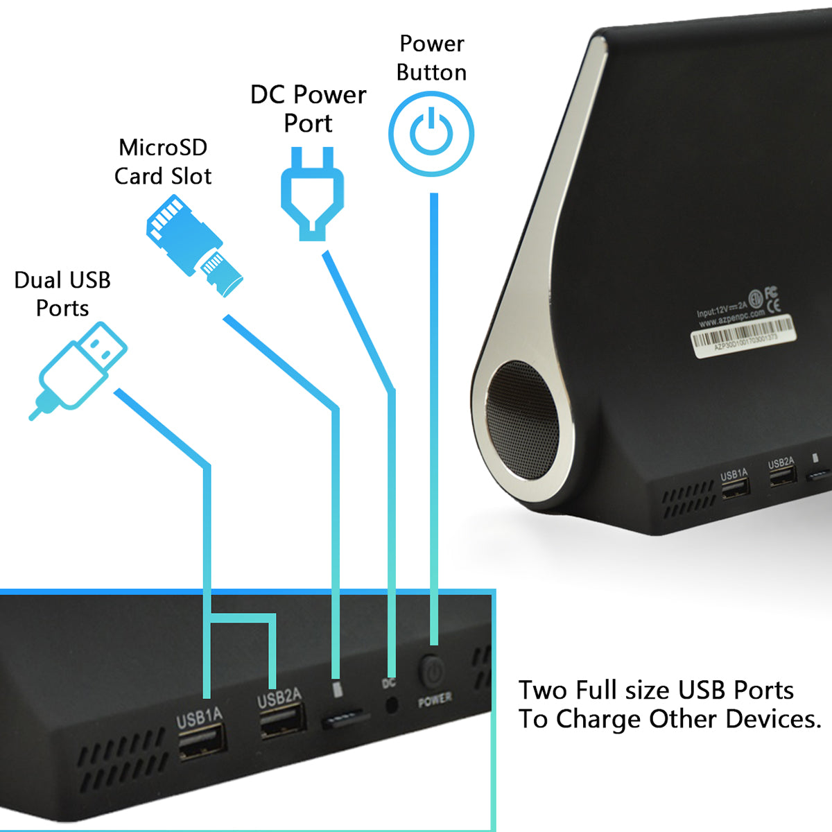 Phone Charging Speaker Hub - image 5