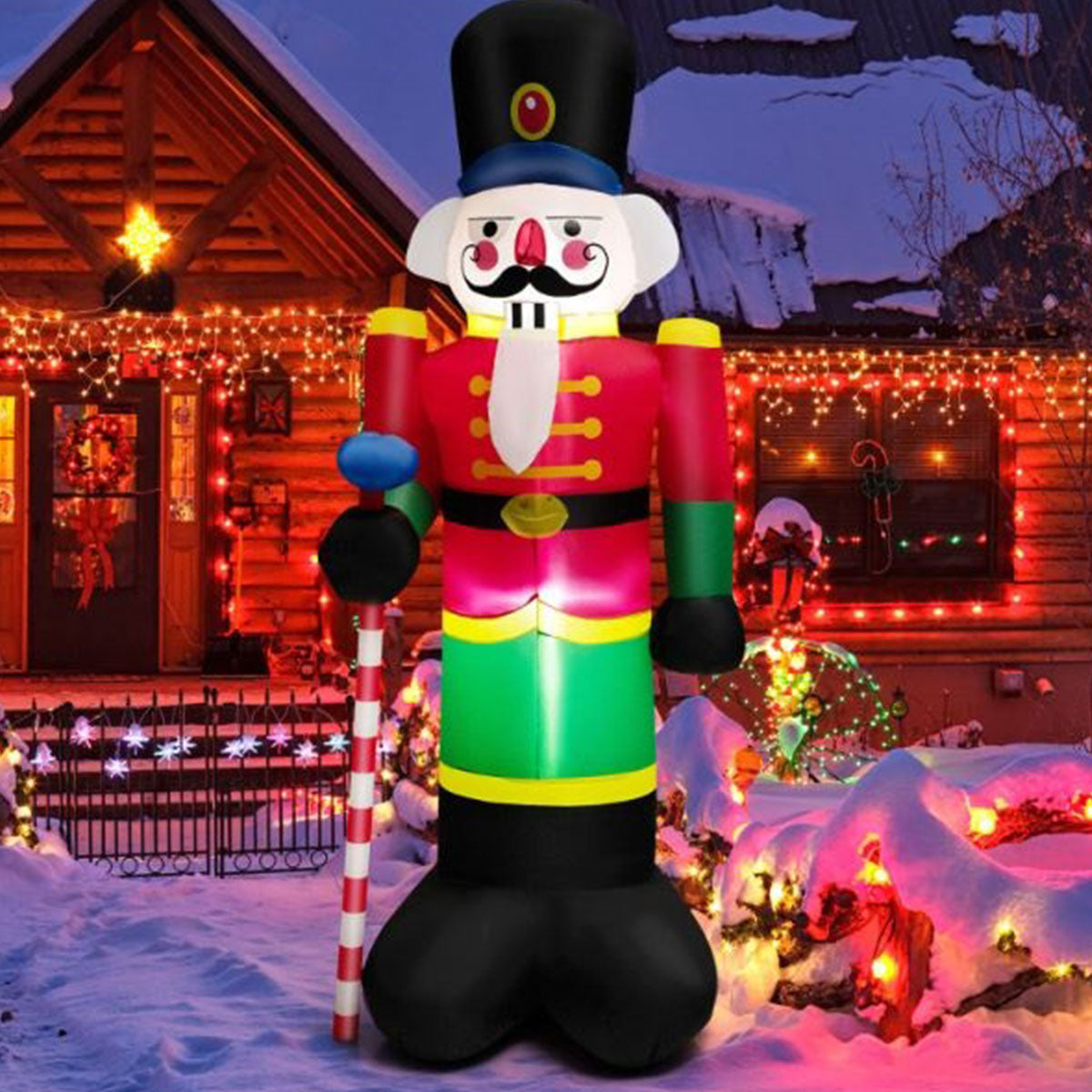 8-Ft. Inflatable Nutcracker Soldier