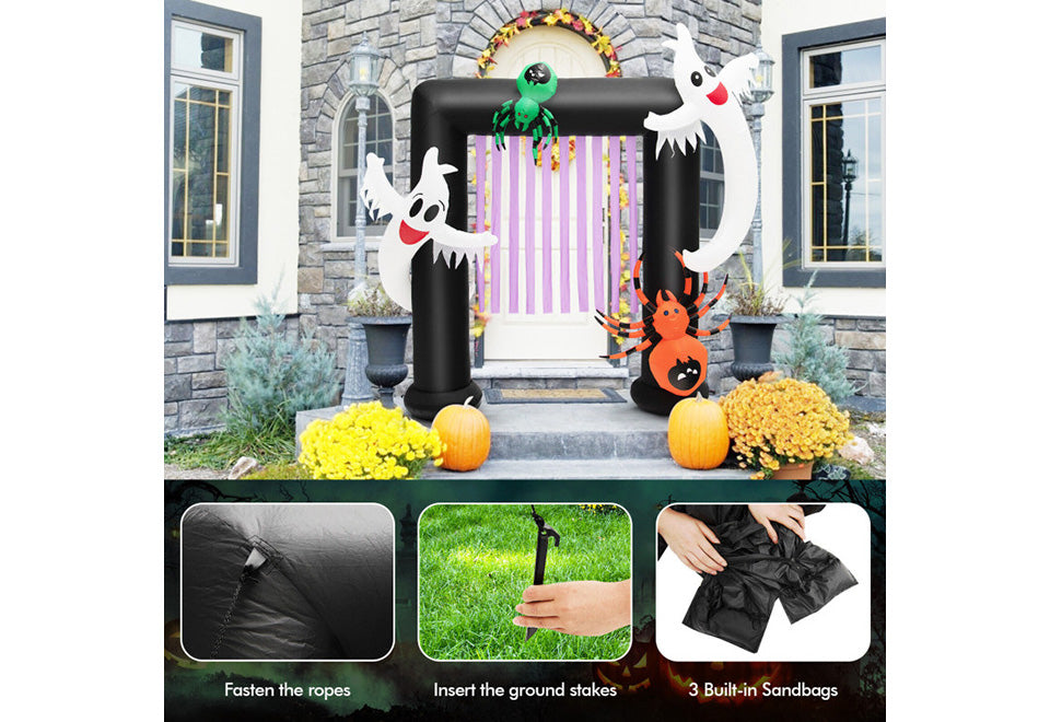 7-Ft. Inflatable Halloween Gateway - image 4