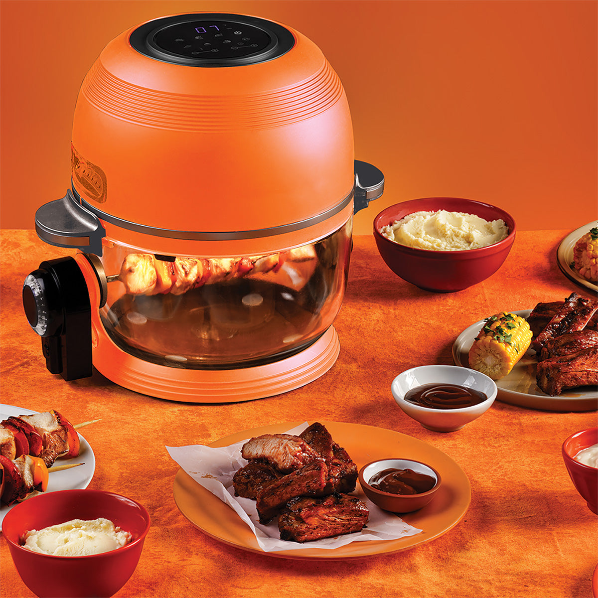 Self-Cleaning Glass Bowl Air Fryer - image 14