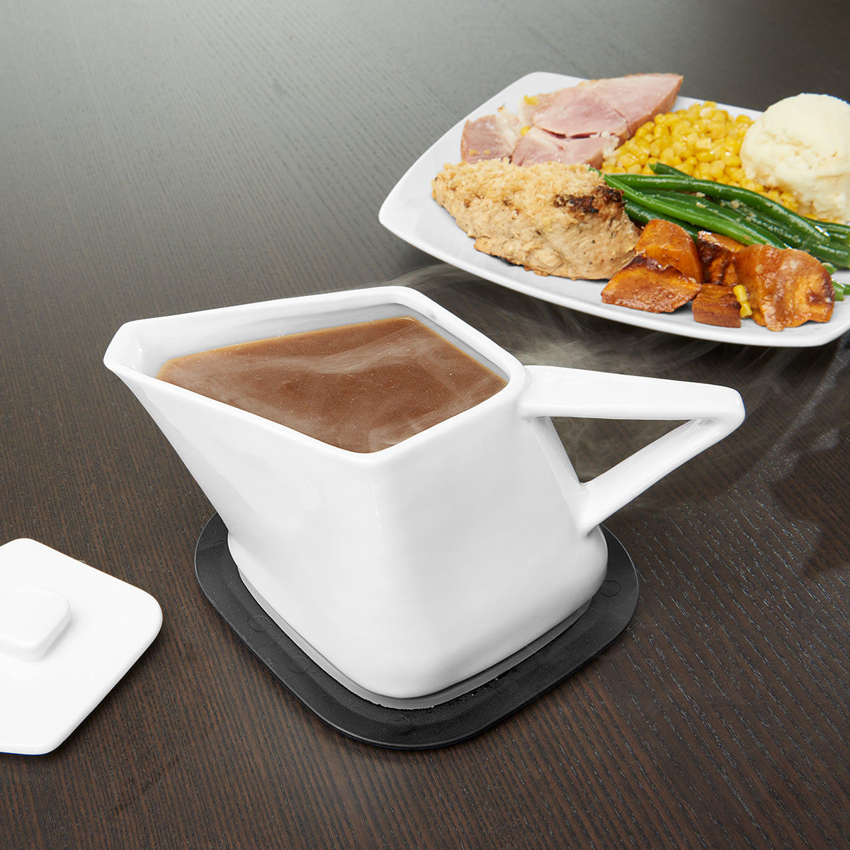 Gravy Boat with Warming Base - image 7