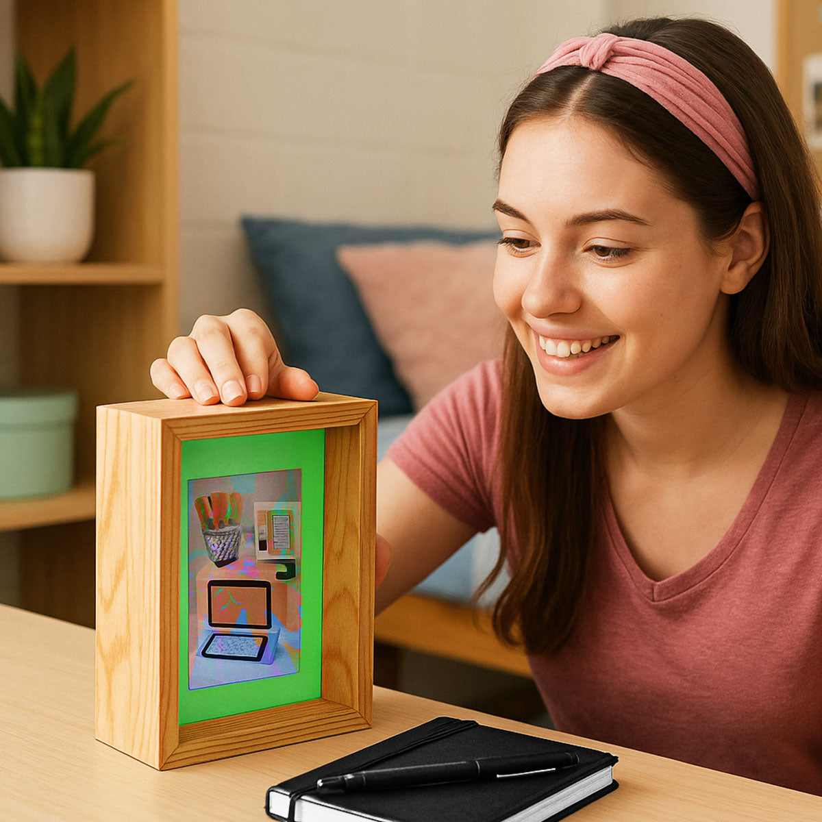Long Distance Friendship Picture Frame Lamps (Set of 2) - image 2