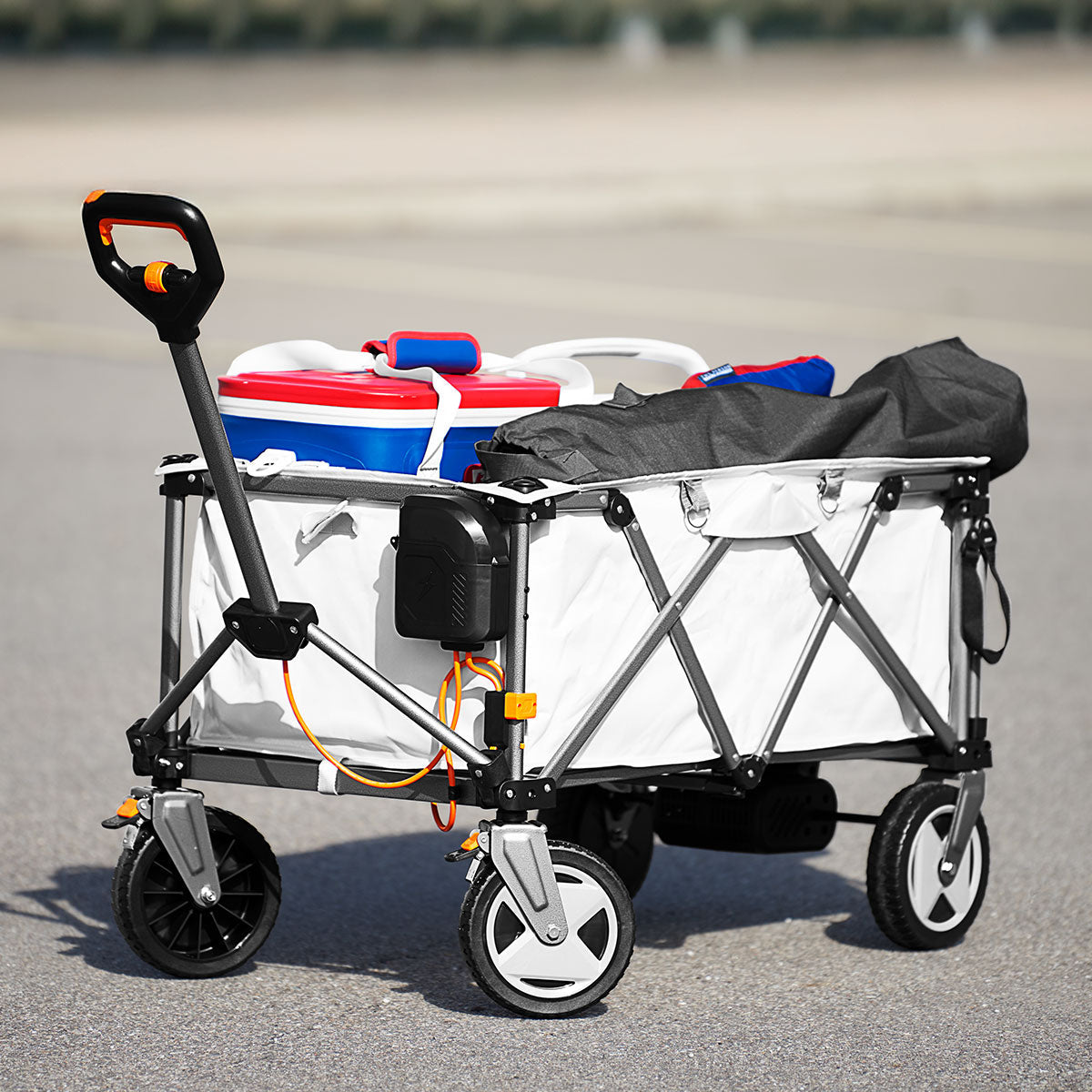 Electric Pull-Assist Utility Wagon