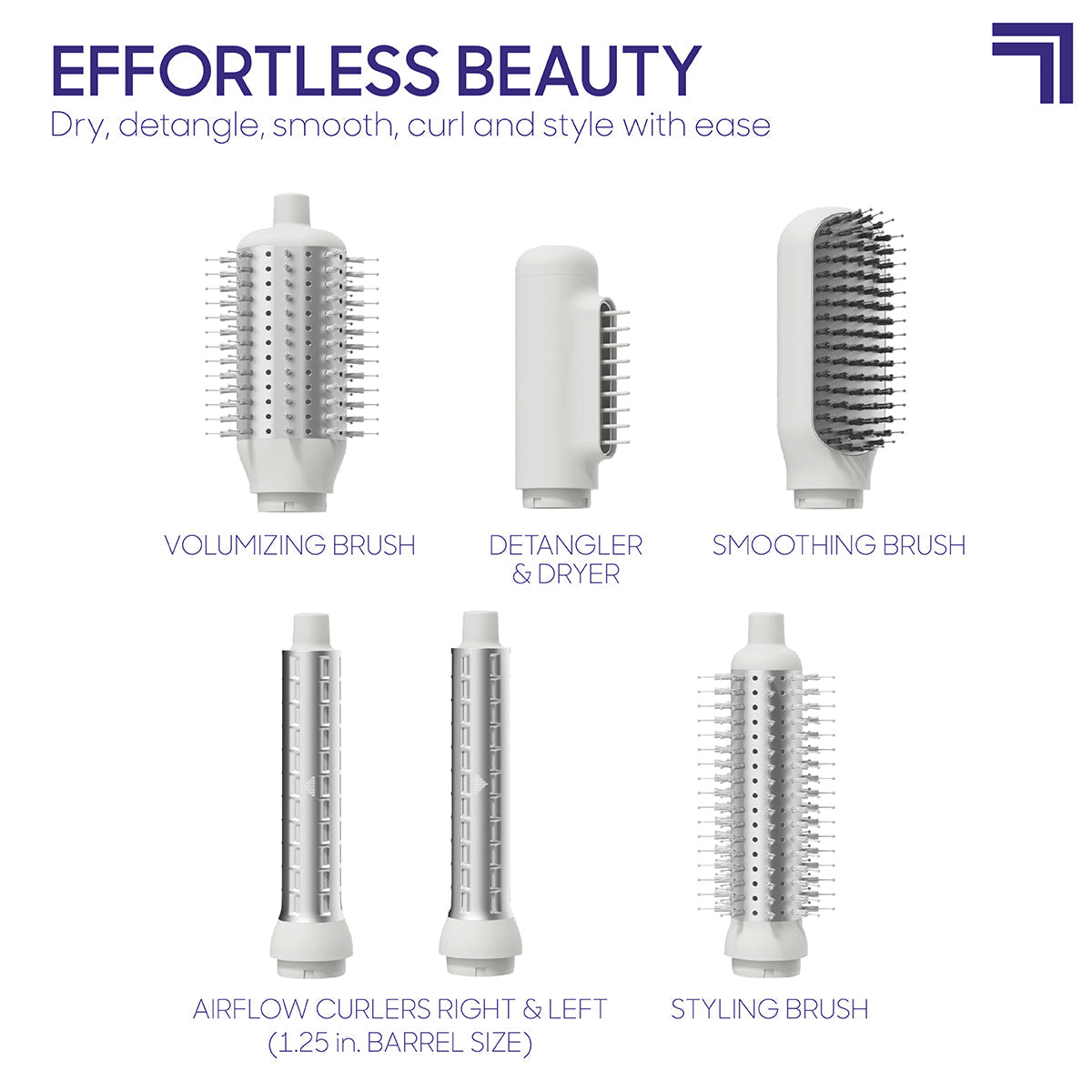 Sharper Image Revel Hair 6-in-1 Multi-Styler - image 3