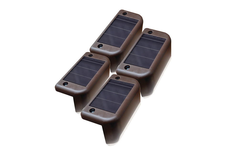 Solar Powered LED Deck Lights (Set of 4) - image 5