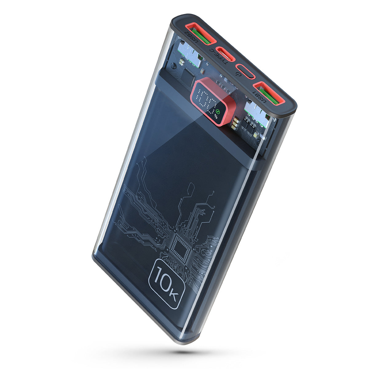 Transparent Fast Charge Power Bank