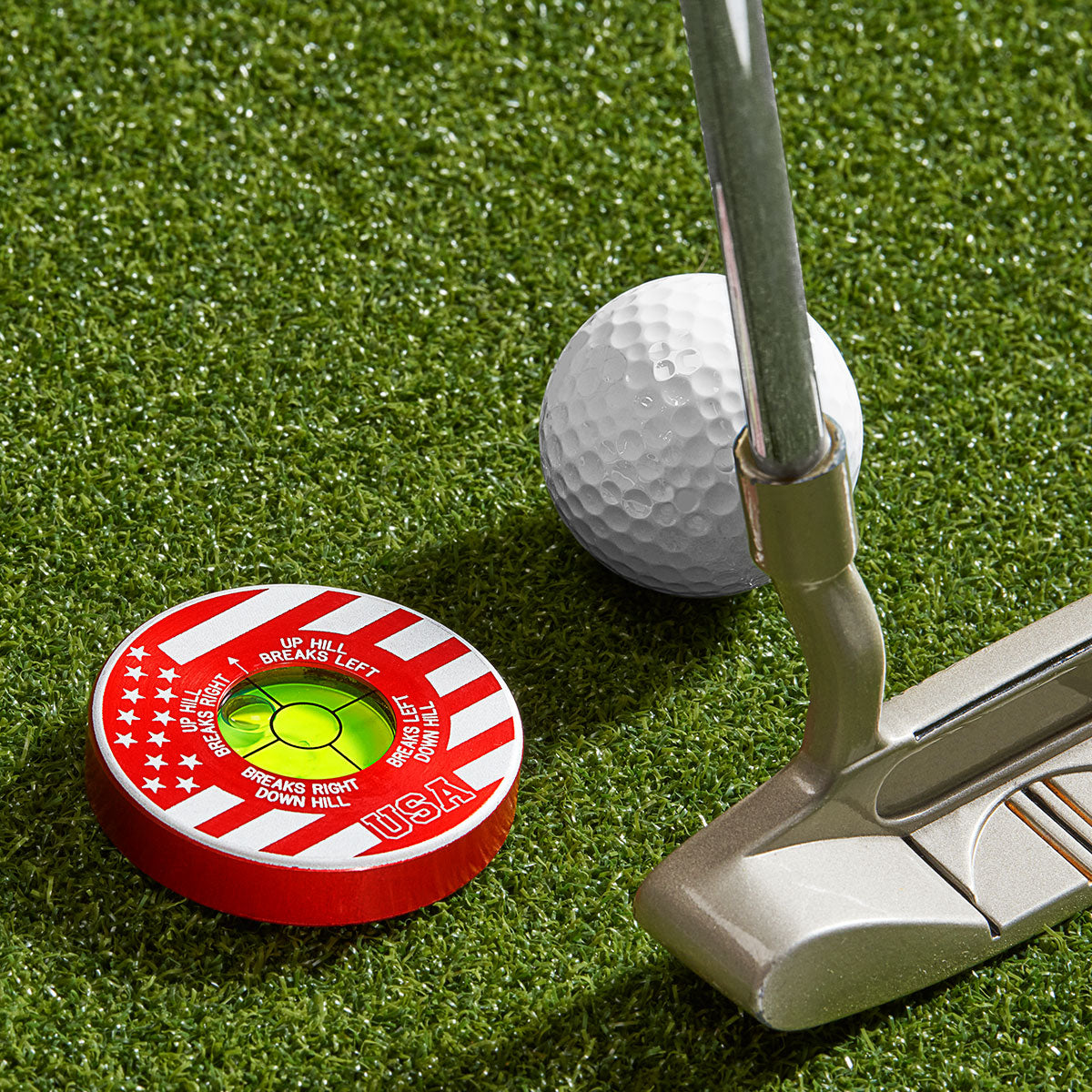 Golf Green Leveling Reader