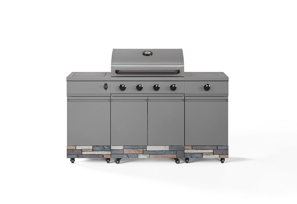 5-Burner Fresno Island Outdoor Grill