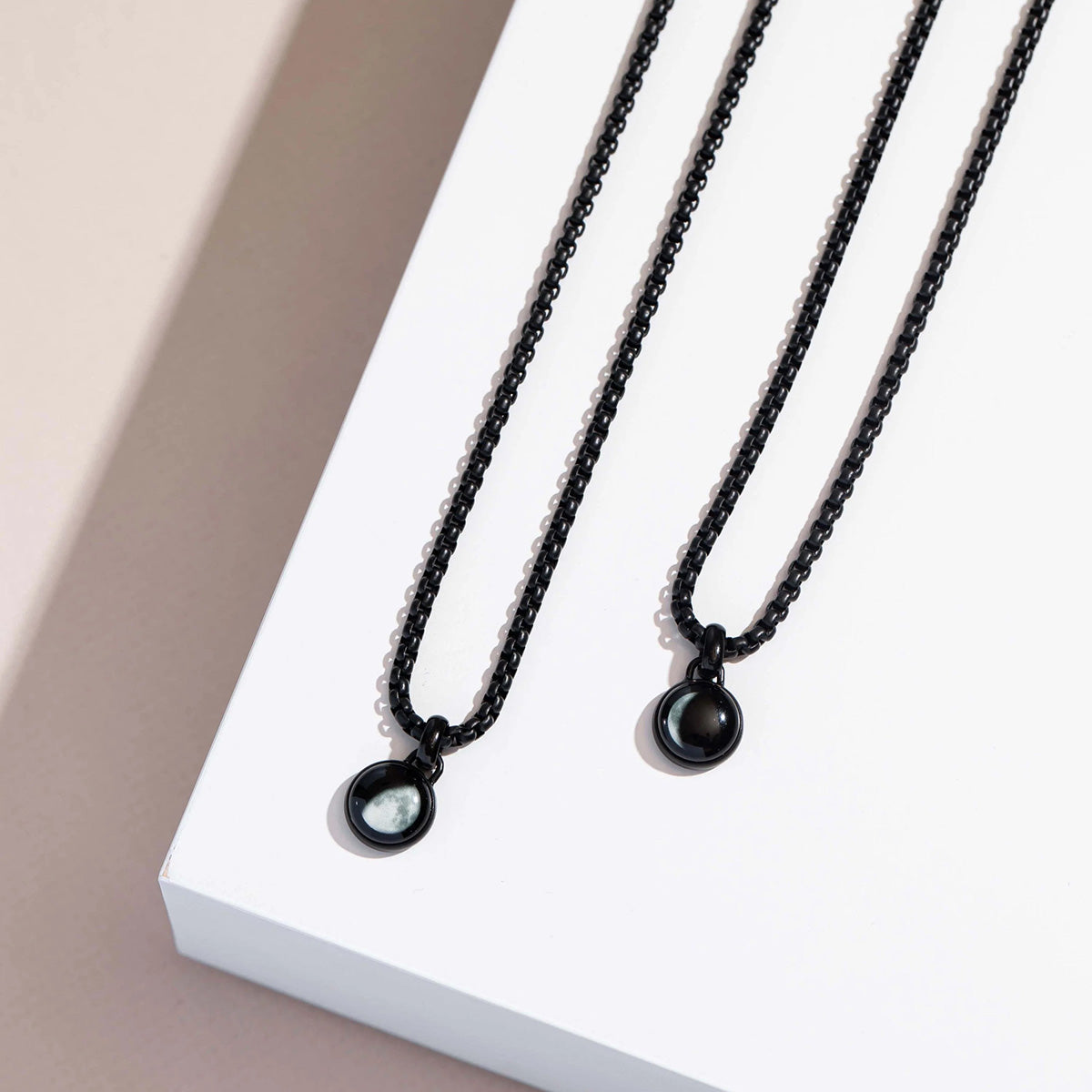 Personalized Engraved Choose Your Moon Phase Orion Necklace - image 5