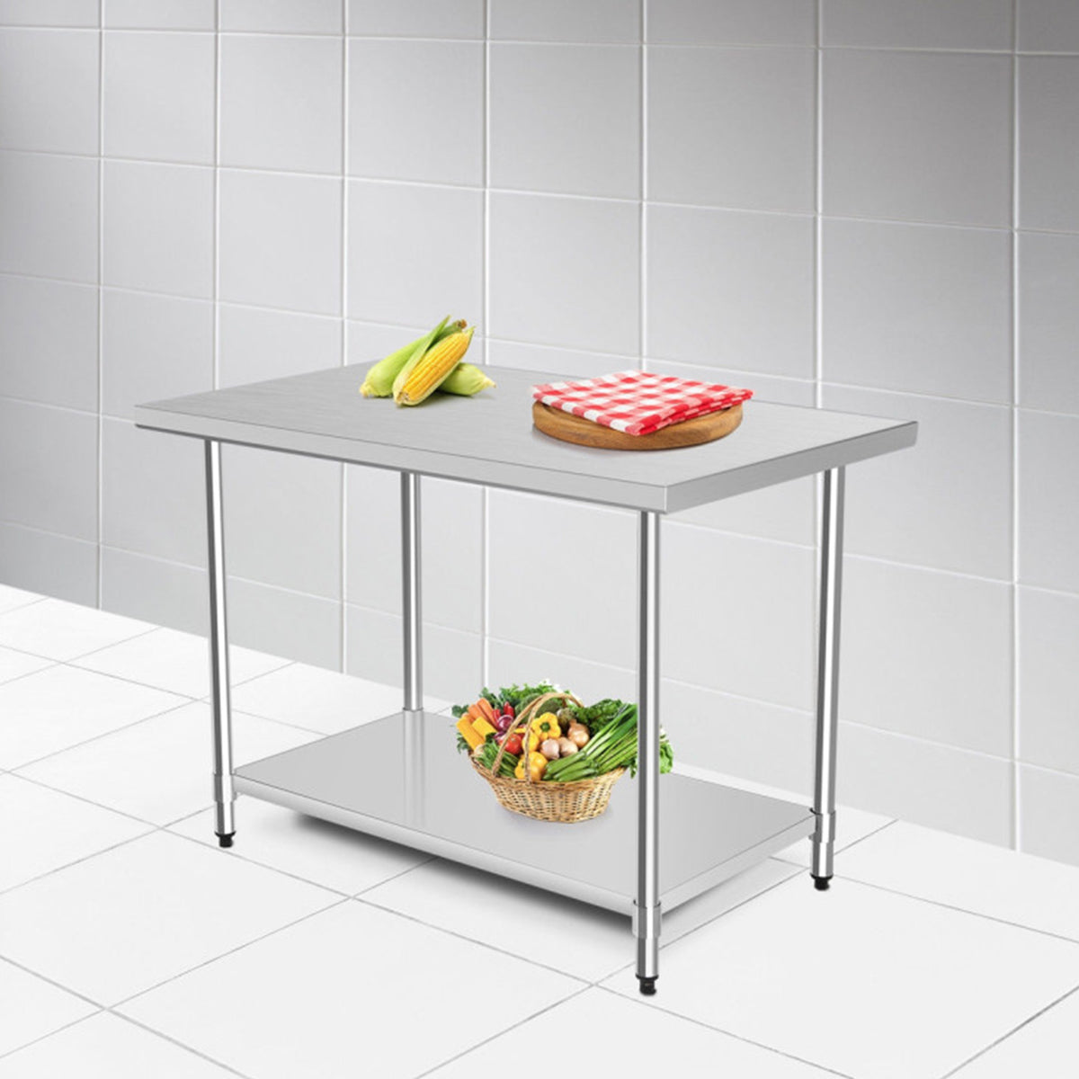 Stainless Steel Commercial Kitchen Worktable - image 3