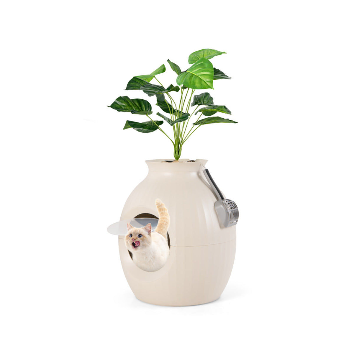 Smart Plant Hidden Litter Box with Odor Control - image 2