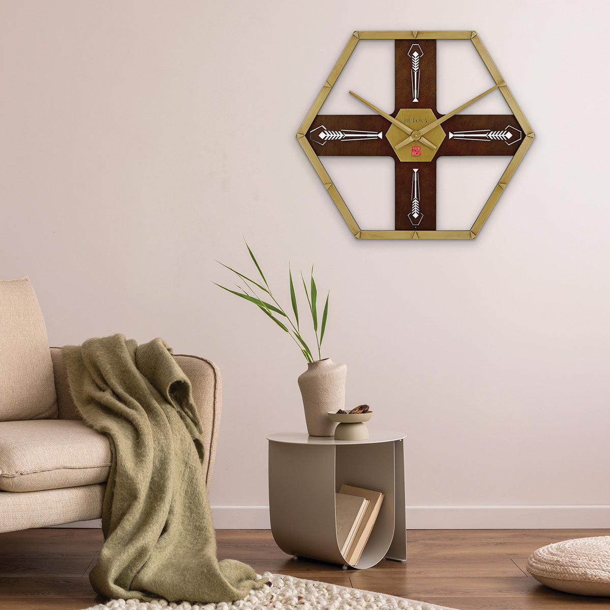 Bulova Imperial Frank Lloyd Wright Wall Clock