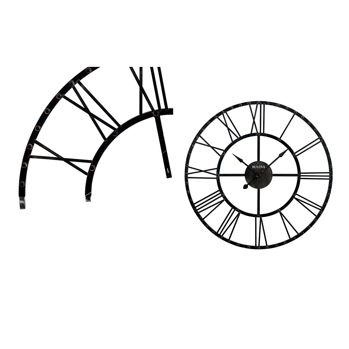Bulova Carmen Metal Wall Clock - image 3