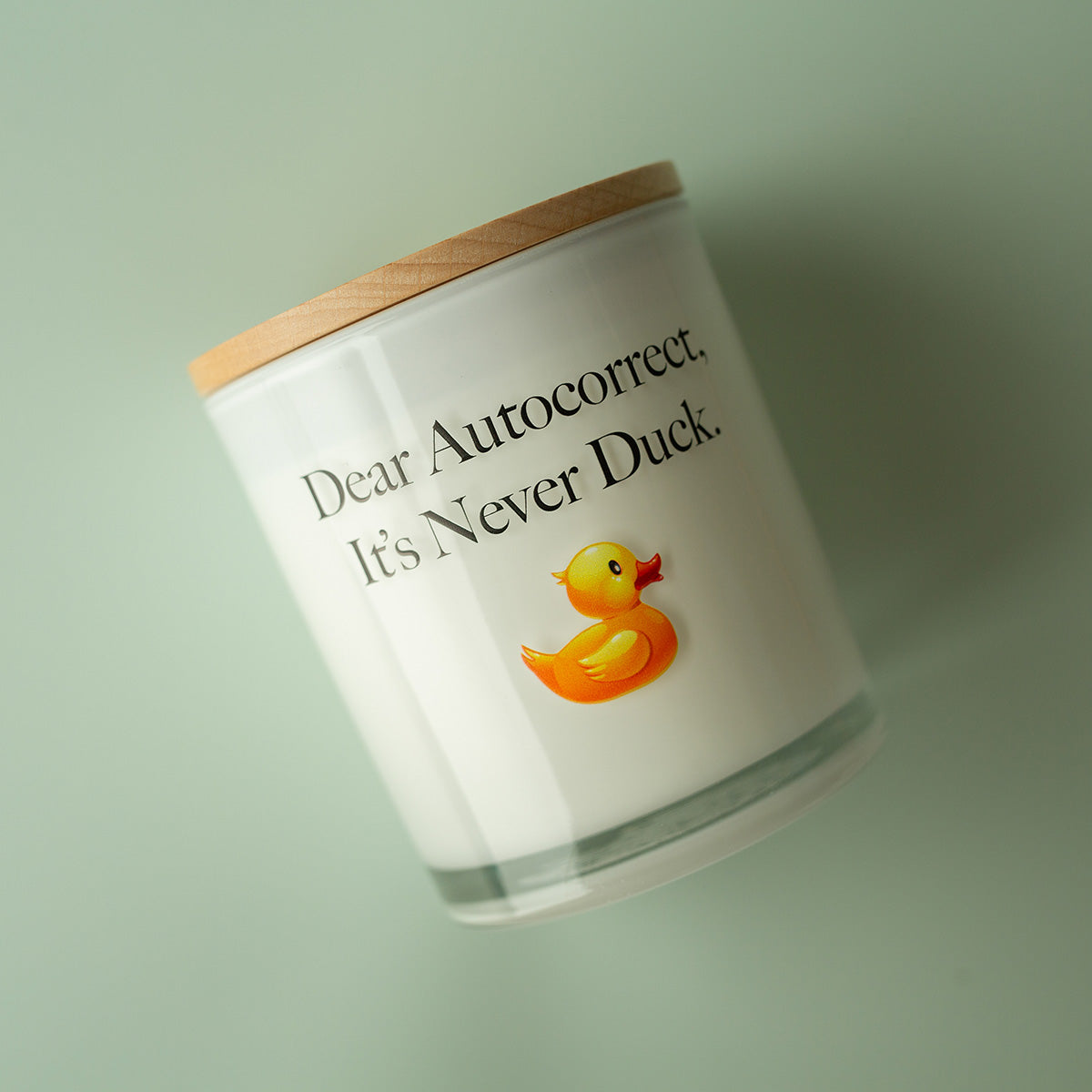 Dear Autocorrect Printed Soy Candle - image 3
