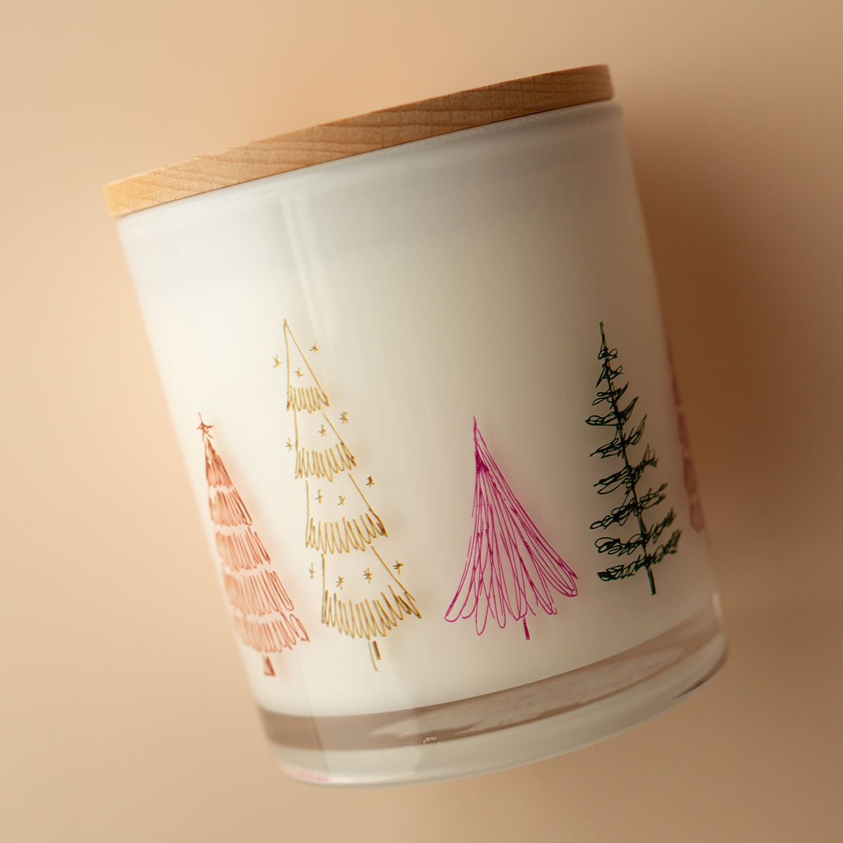 Christmas Printed Candle - Festive Tree Wrap - image 3