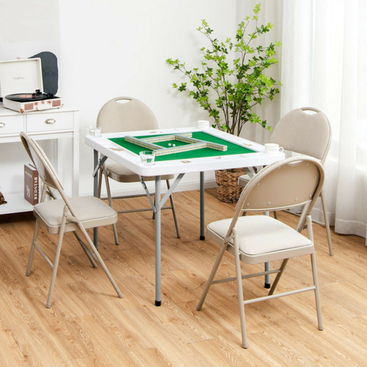 4-Player Mahjong Game Table