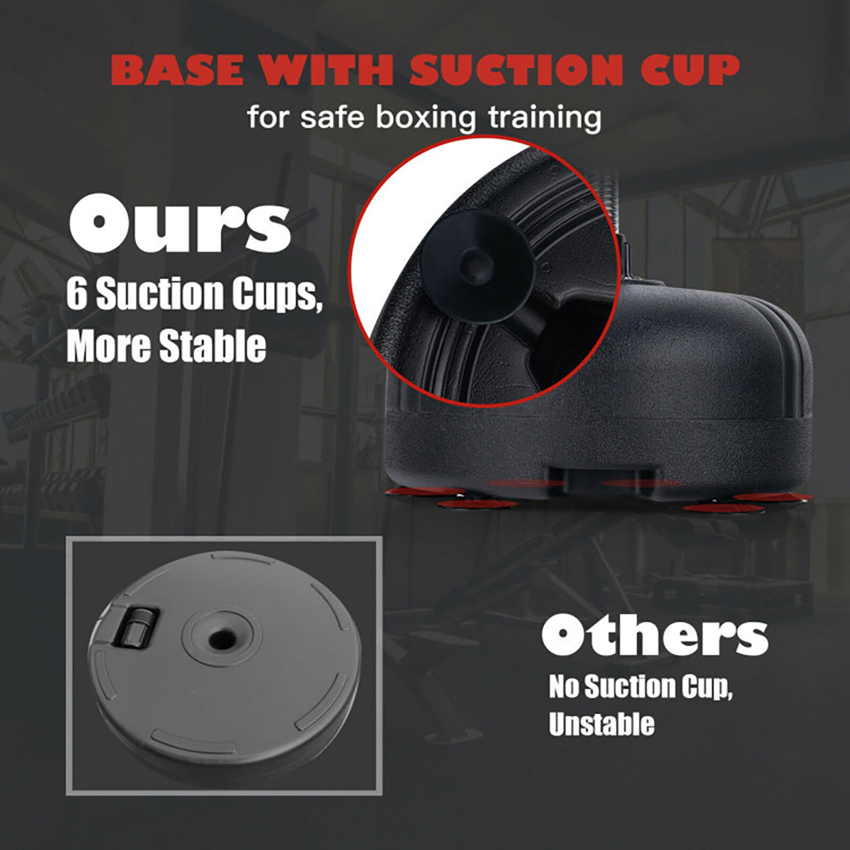 Adjustable Freestanding Punching Bag with Boxing Gloves - image 17