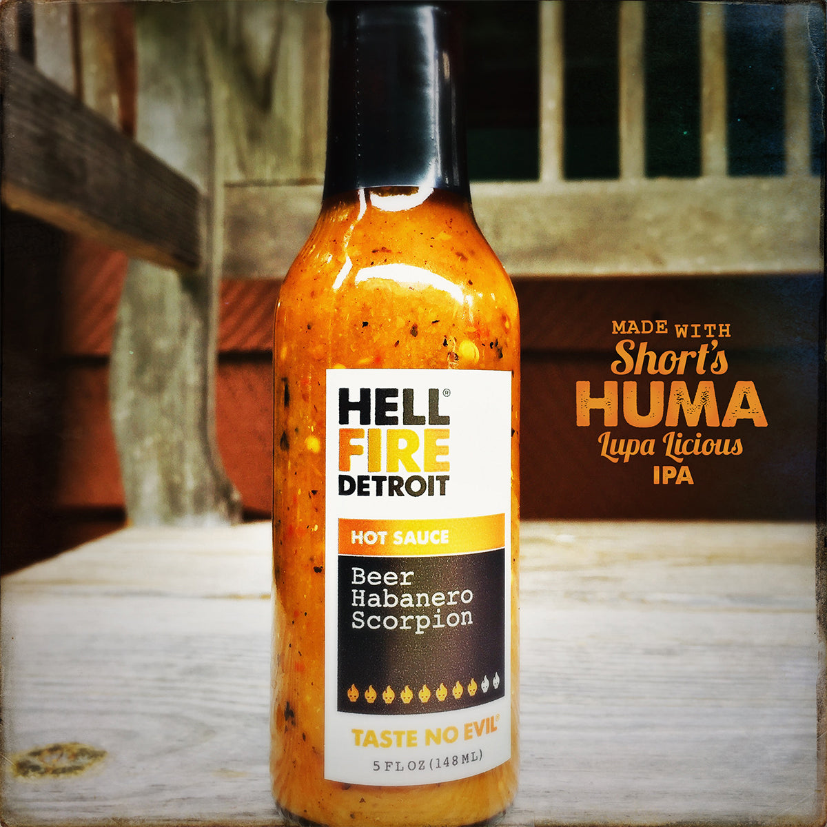 Hell Fire Detroit Inferno Hot Sauce Gift Set - image 5