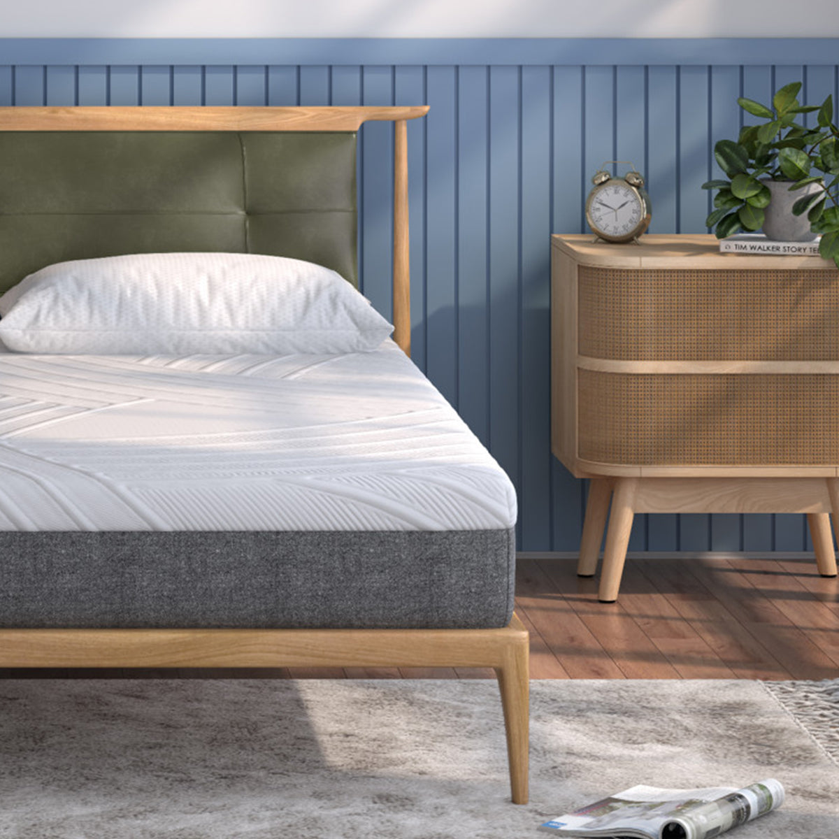 Full-Sized Memory Foam Gel Mattress - image 9
