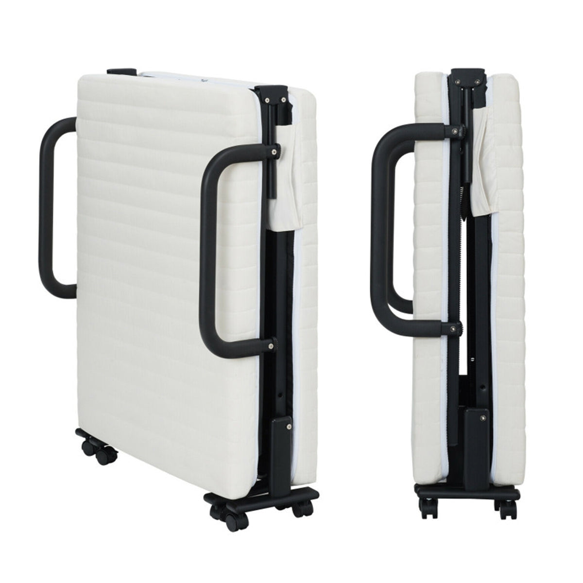 Portable Adjustable Guest Single Bed Twin Mattress - image 18