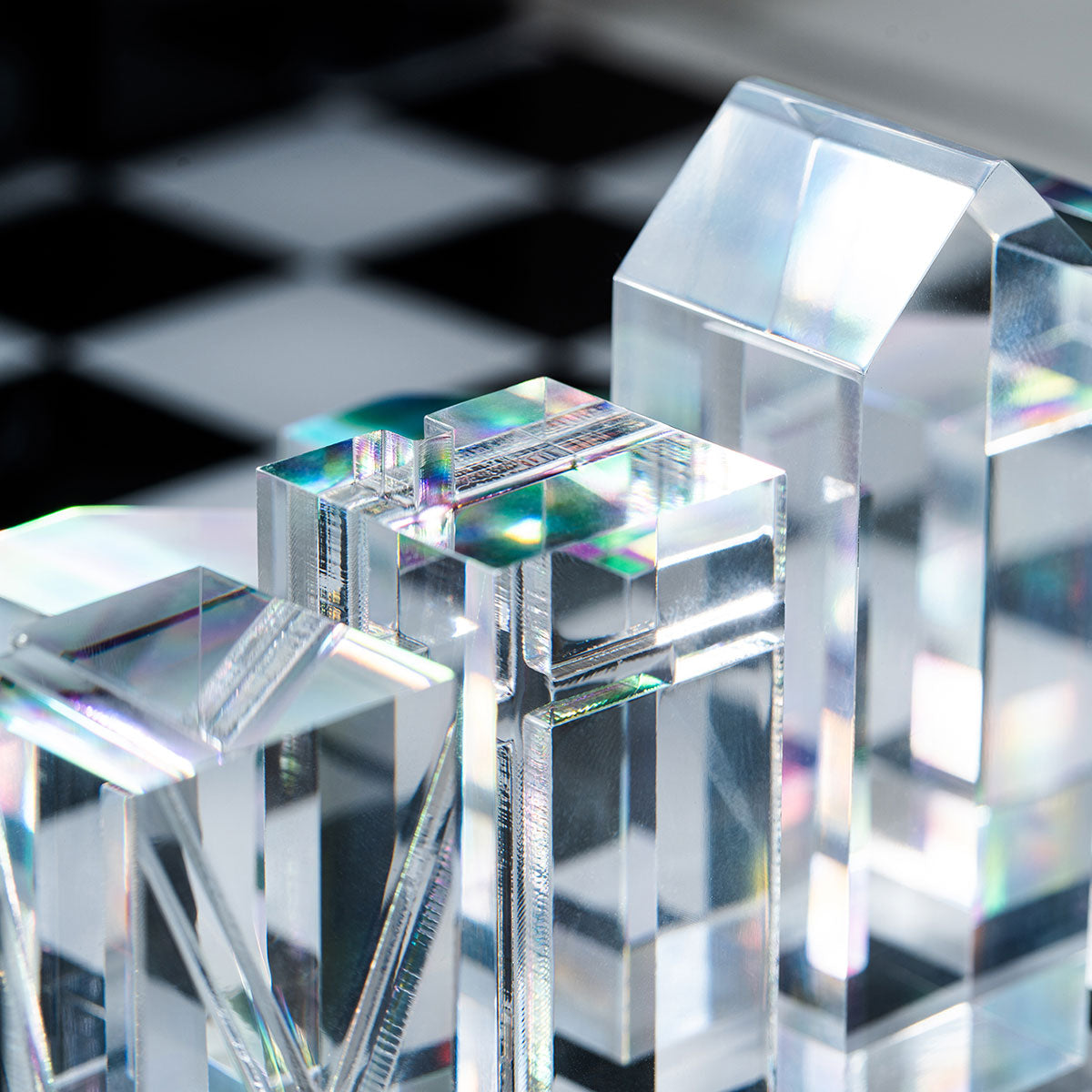 Modern Lucite Chess Set - image 9