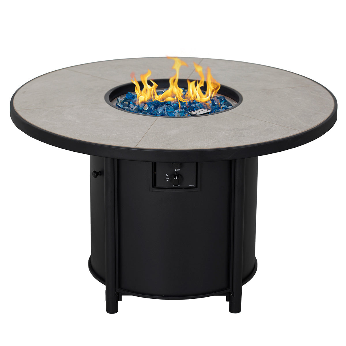 Round Propane Gas Fire Pit Table - image 16