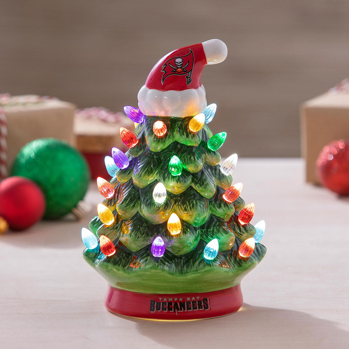 8'' NFL LED Ceramic Christmas Tree - image 10