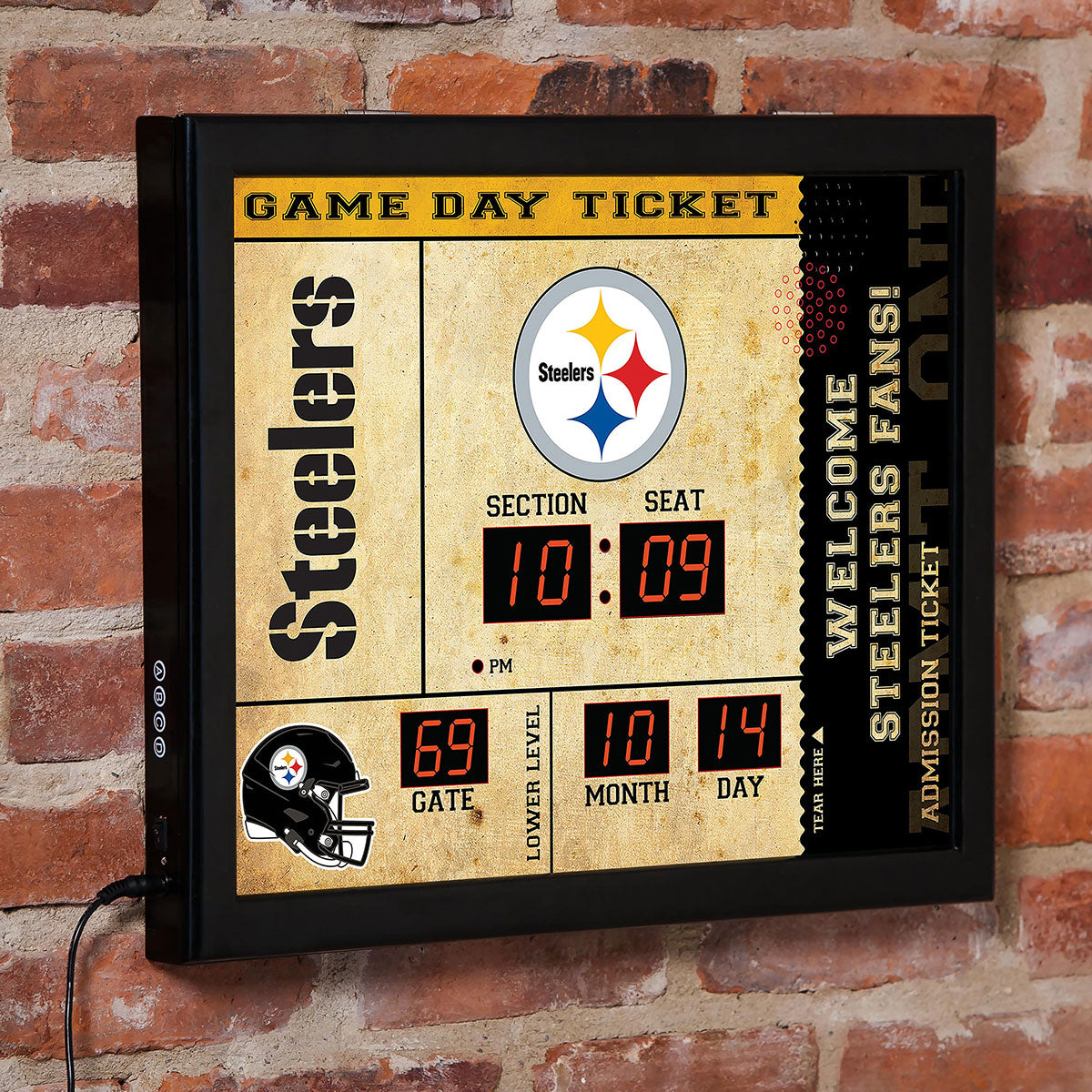 NFL Gameday Ticket Wall Clock and Speaker - image 18
