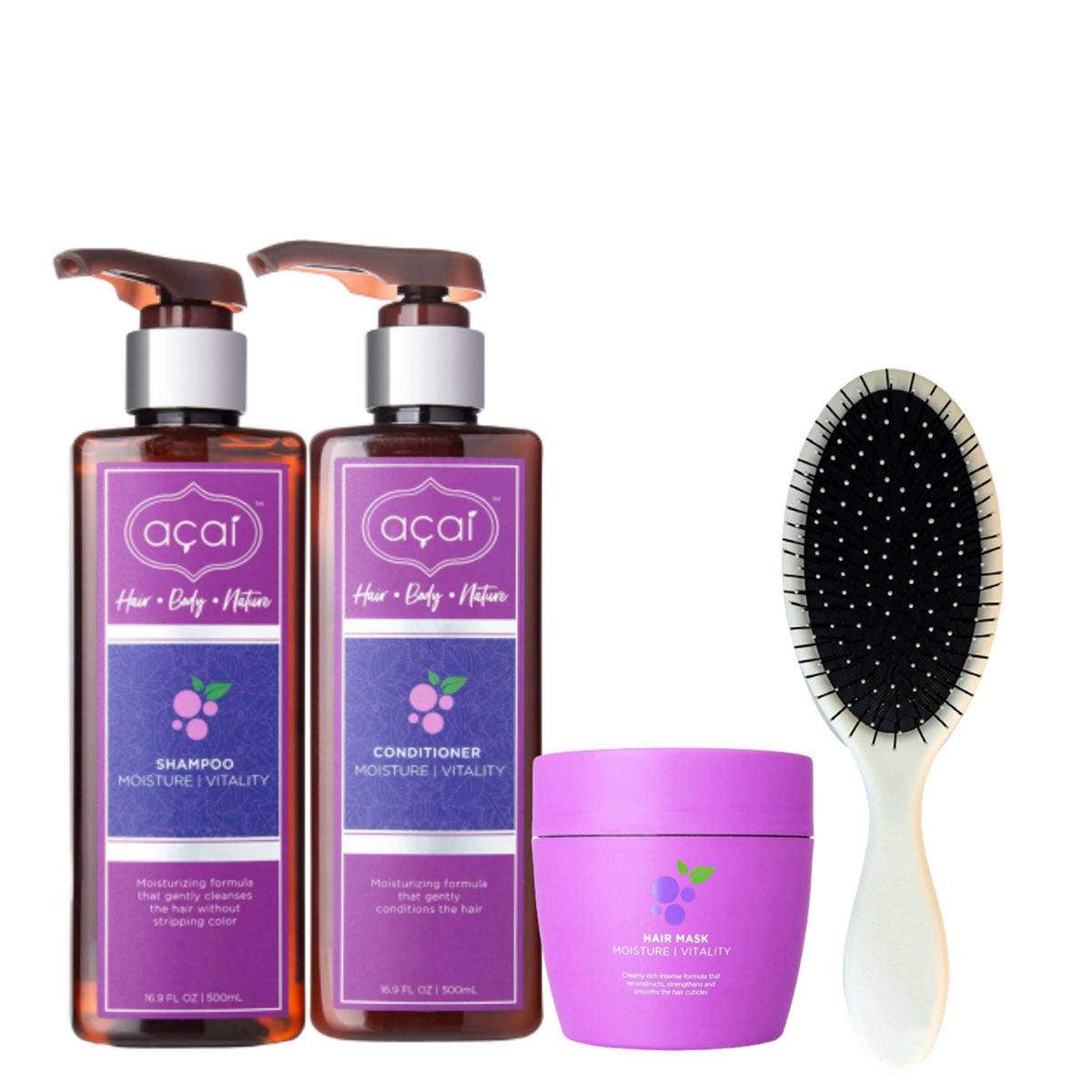 Nourishing Acai-Infused Daily Essentials Hair Care Set