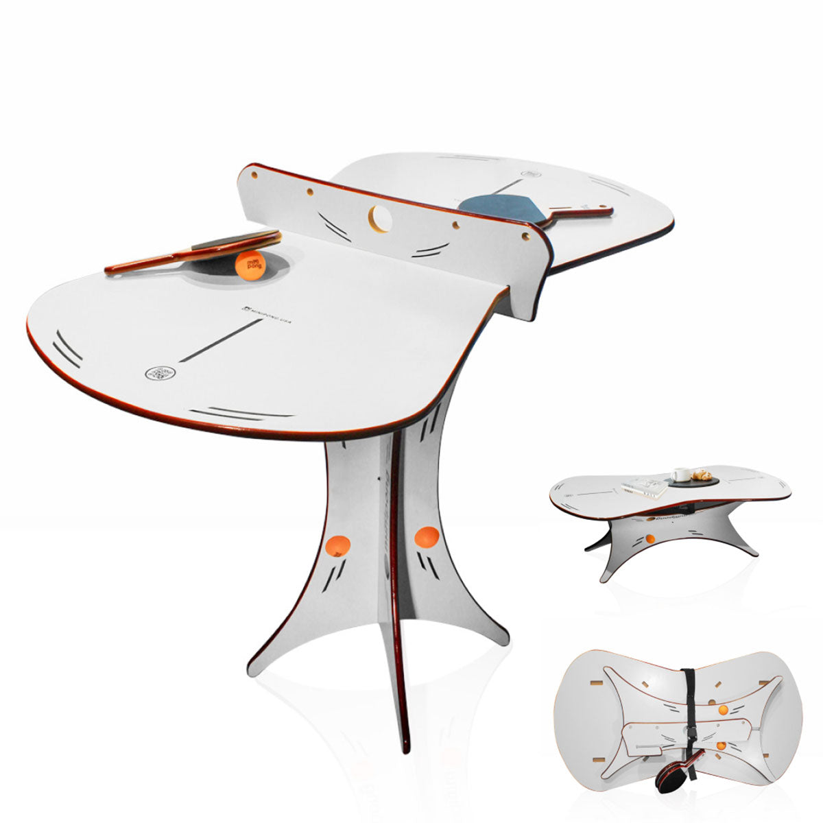 Portable Mini Ping Pong Table - image 3
