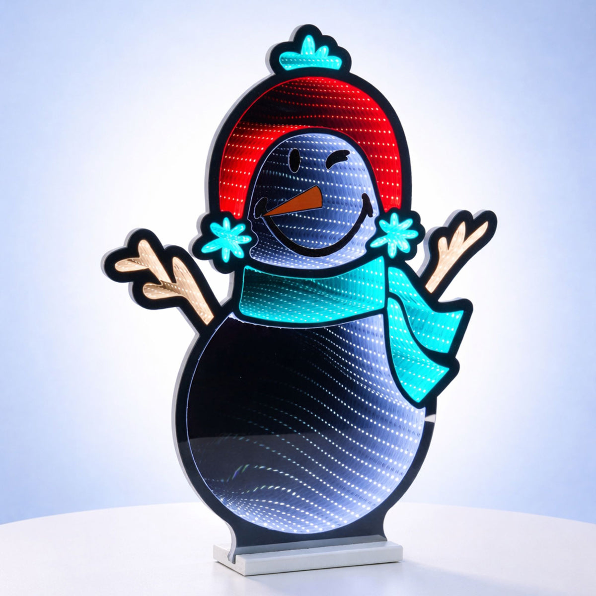 SmileyWorld Snowman LED Infinity Light - image 3