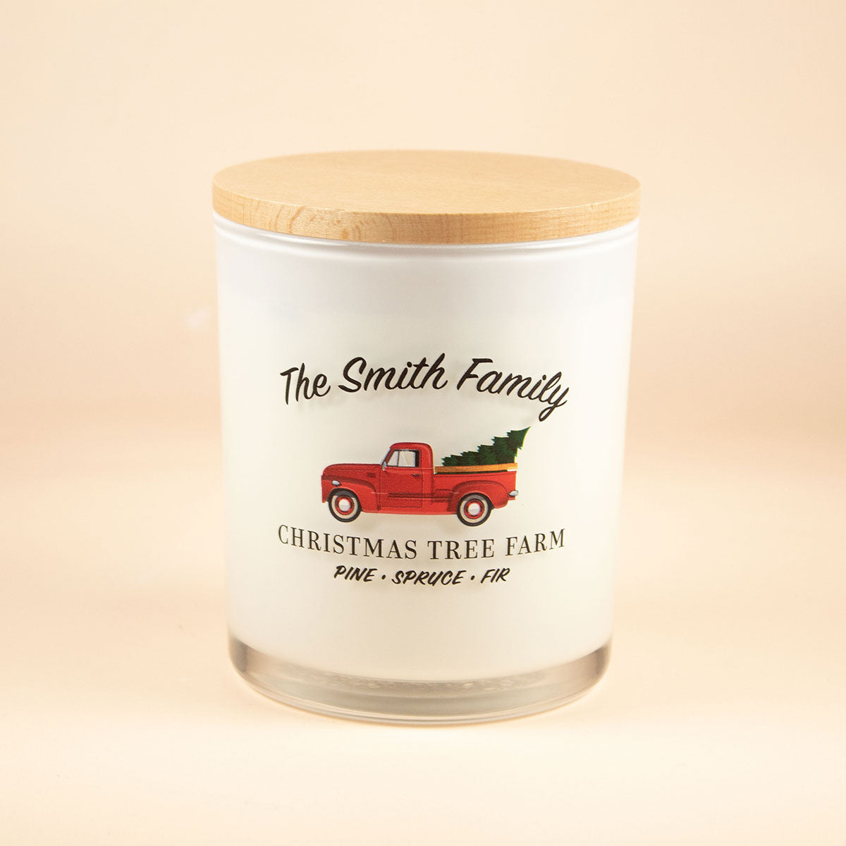Custom Christmas Tree Farm Candle - image 3