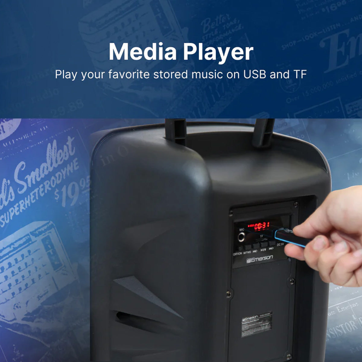 8'' Portable Party Speaker - image 10