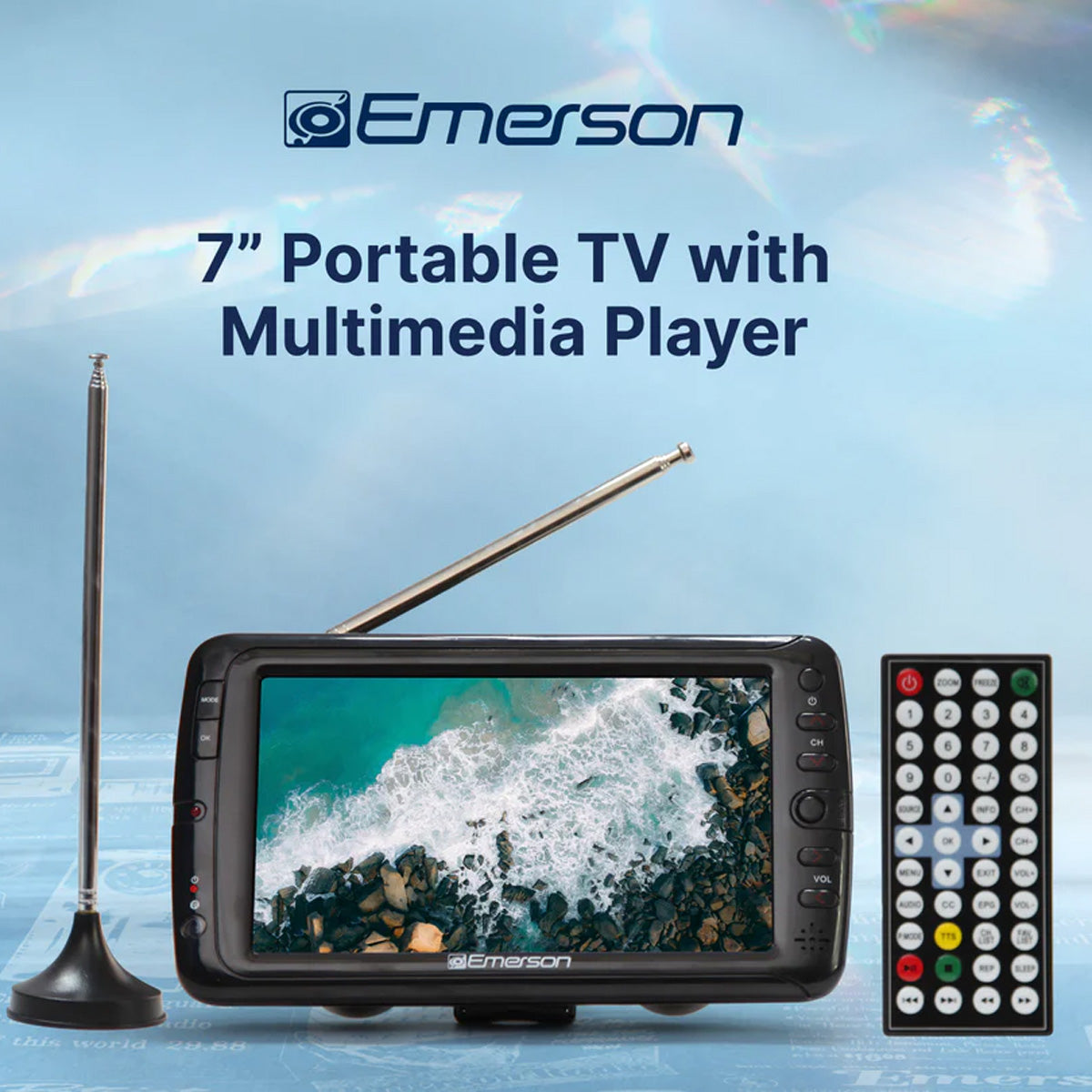 7'' Portable TV with Multimedia Player - image 7