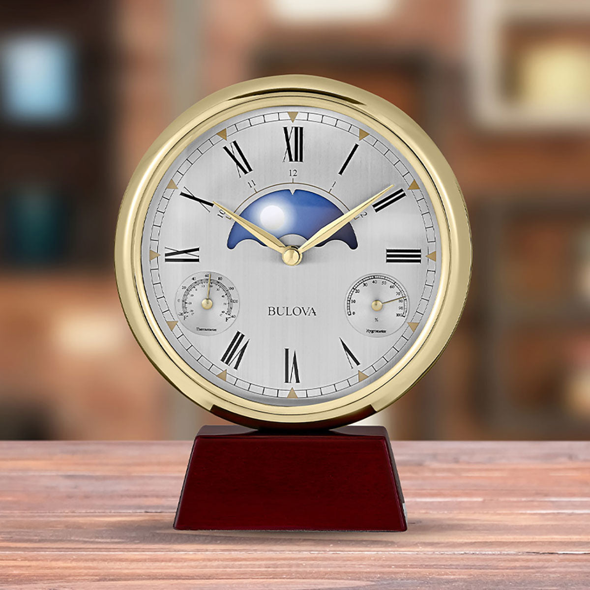 Bulova Pinnacle Table Top Clock