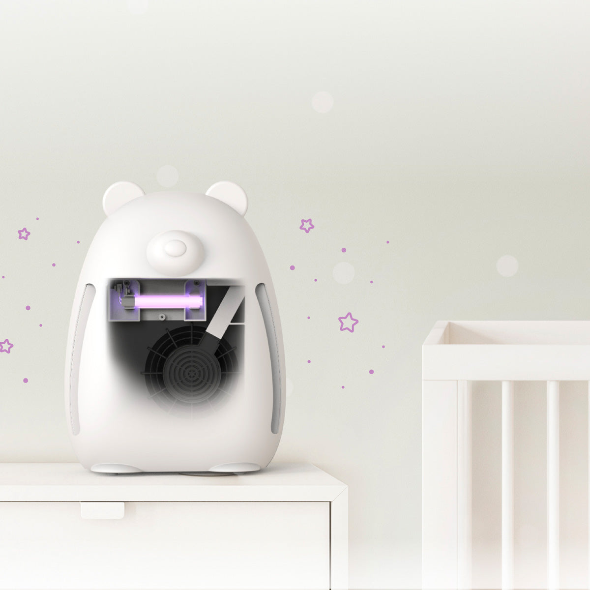 Bear-Shaped HEPA UV‑C Air Purifier - image 3