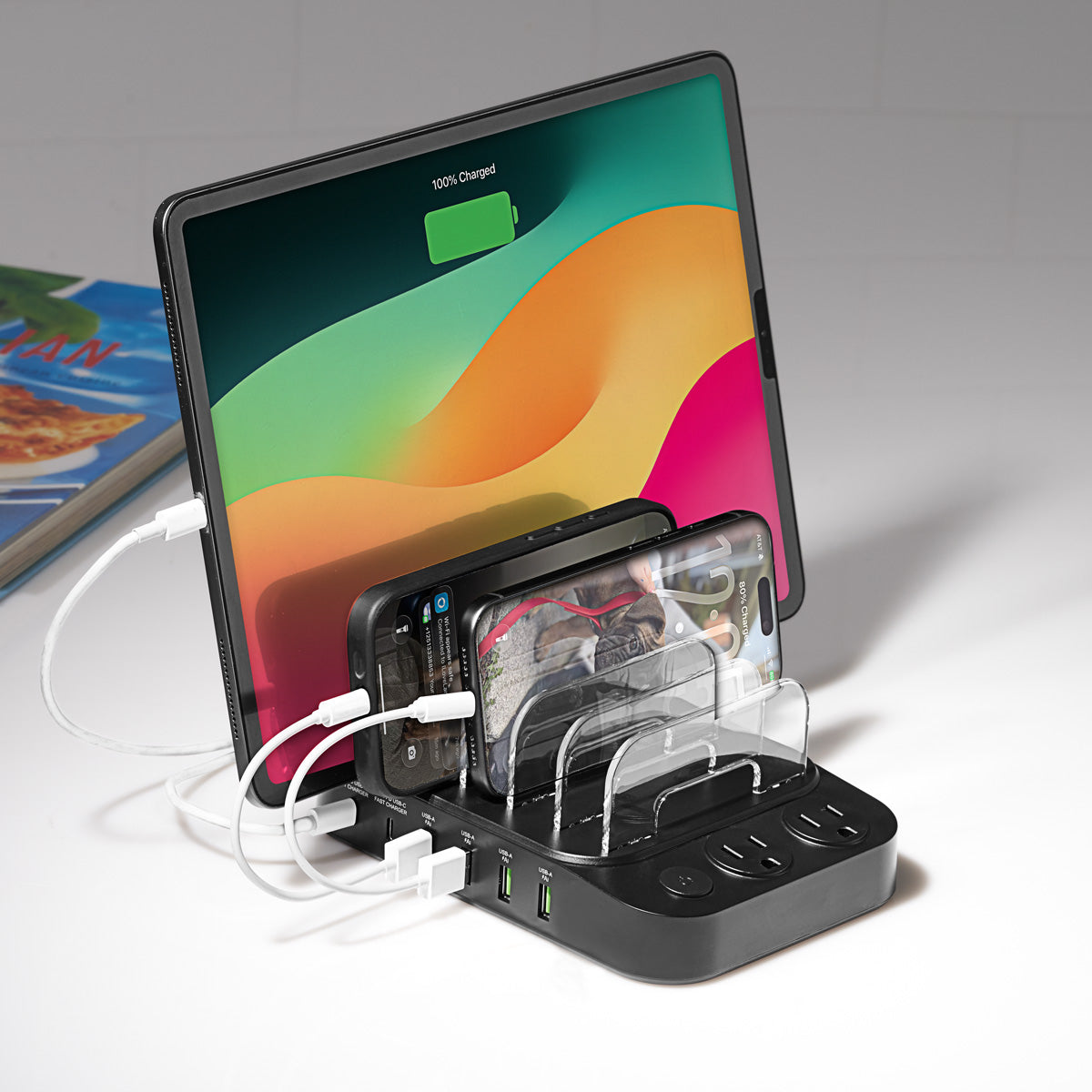 8-Device Charging Station